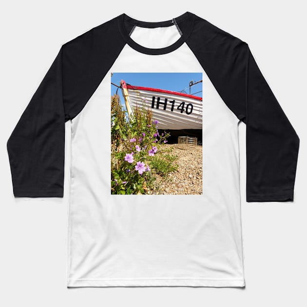 Aldeburgh, Suffolk Baseball T-Shirt by Chris Petty